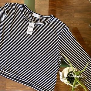 Tilly's Striped Womens Crop Top